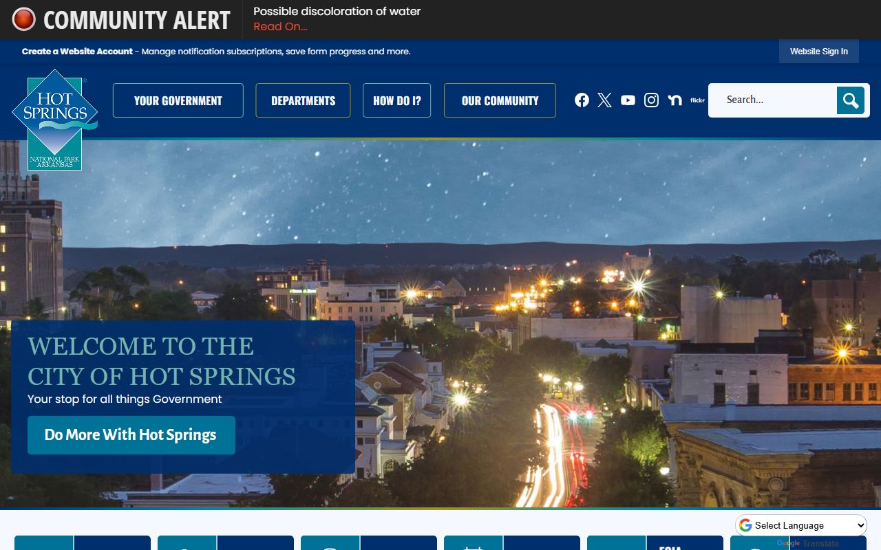 Hot Springs police blotter and records from Hot Springs Police Department