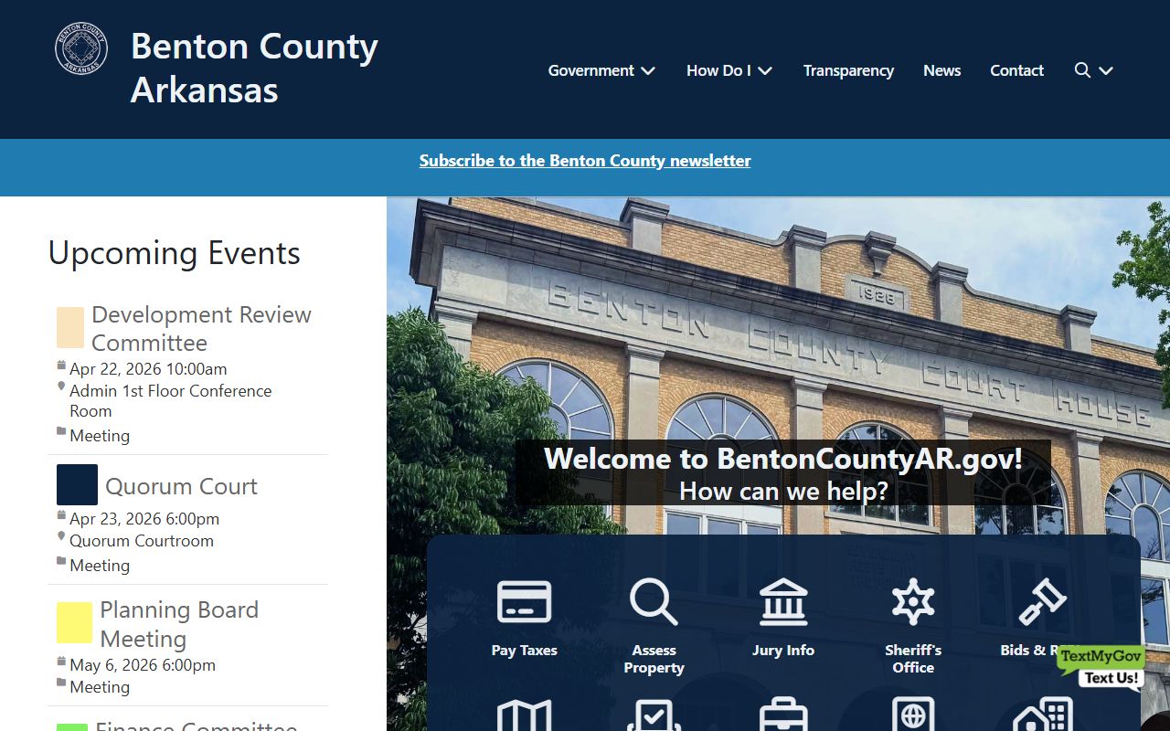 Benton County police blotter and records from Benton County Government