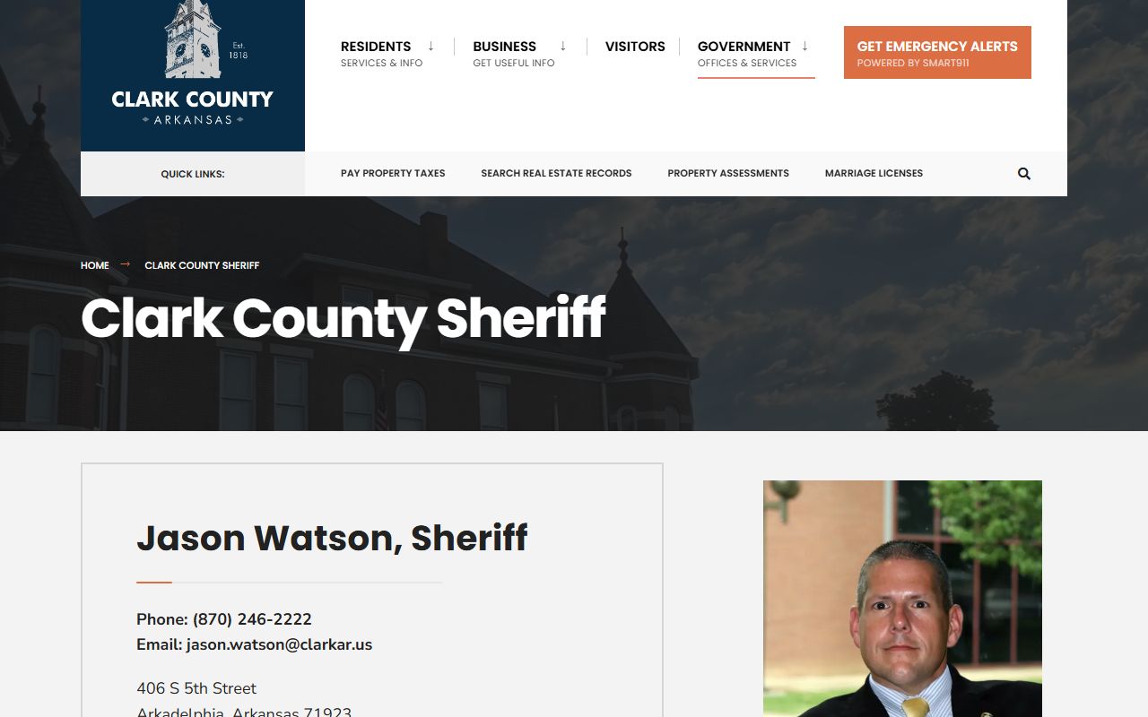 Clark County police blotter and records from Clark County Sheriff