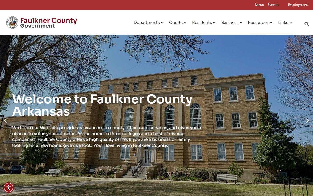Faulkner County police blotter and records from Faulkner County Government