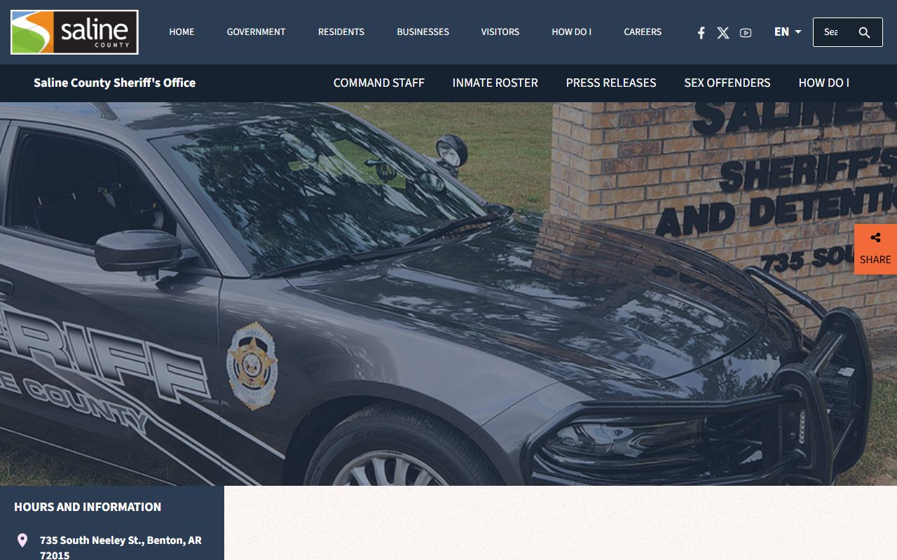 Saline County police blotter and records from Saline County Sheriff